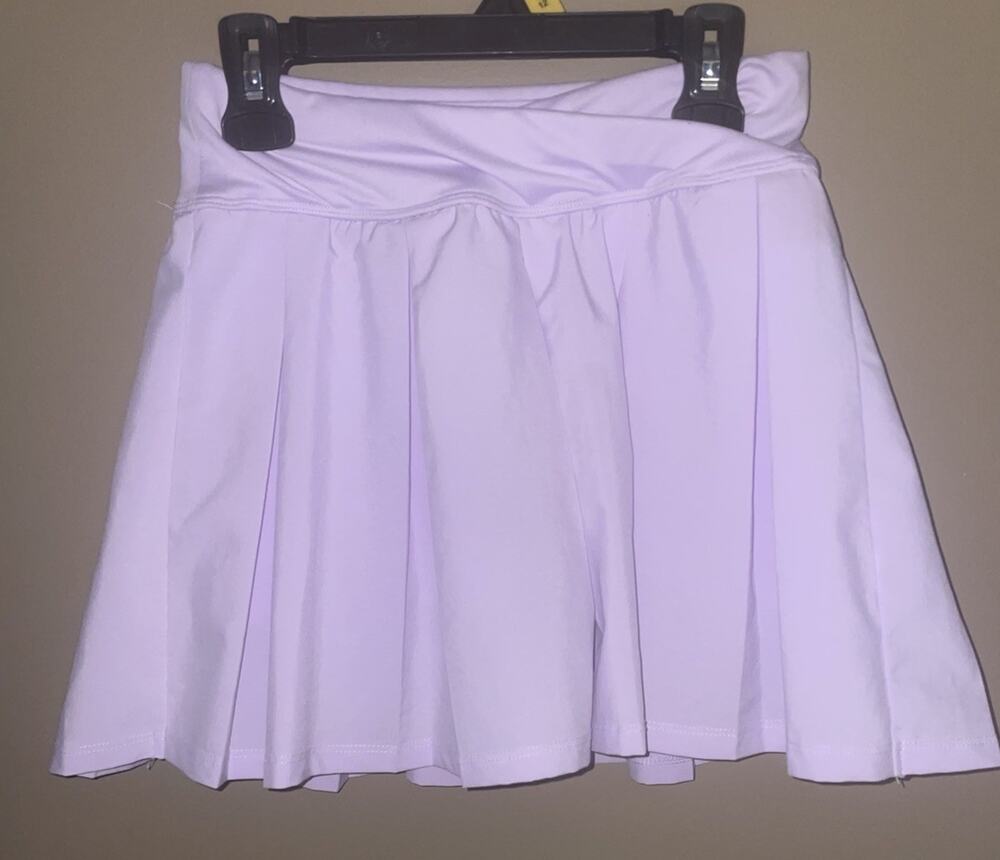 Little Girls Justice Skort Sz M 10 Soft Flow Tennis Skirt Stretch Lavender